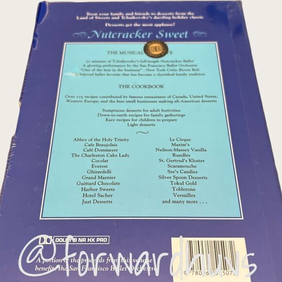 Nutcracker Sweet Cookbook & Compact Disc NWT - Picture 3 of 9